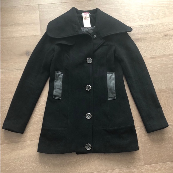 Groggy Brand Like new Black wool winter coat - Picture 1 of 10
